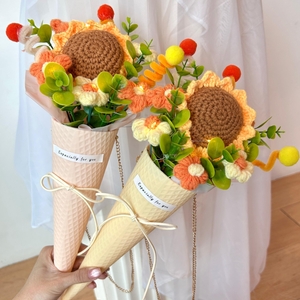 Crochet Sunflower (Pink)